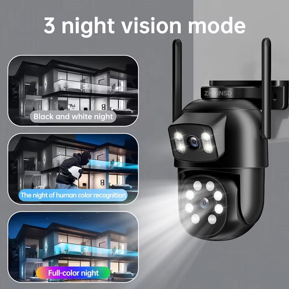 VigilantEye – Smart Dual Lens Outdoor Security Camera