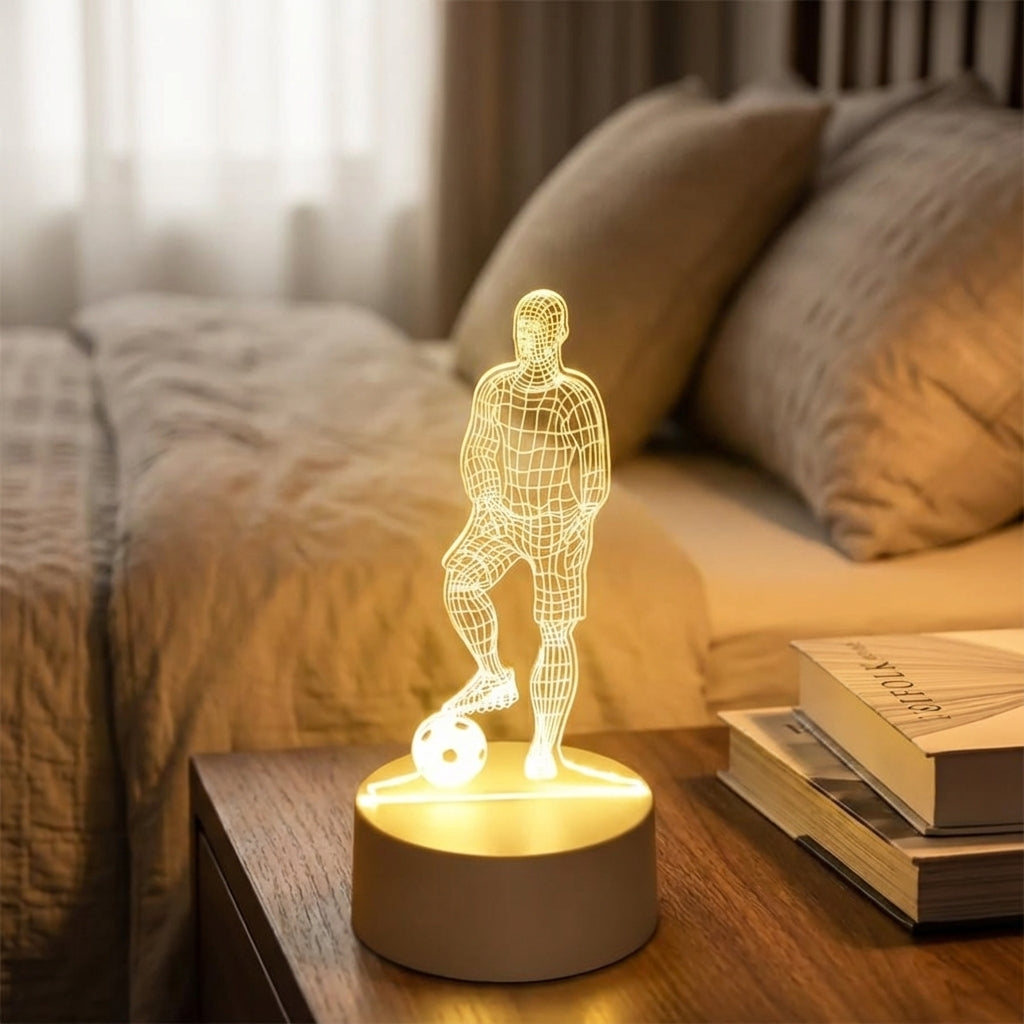Vivid 3D Lamp - Table Light with Optical Illusion Design