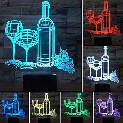 NoirGlow 3D Optical Illusion Desk Lamp