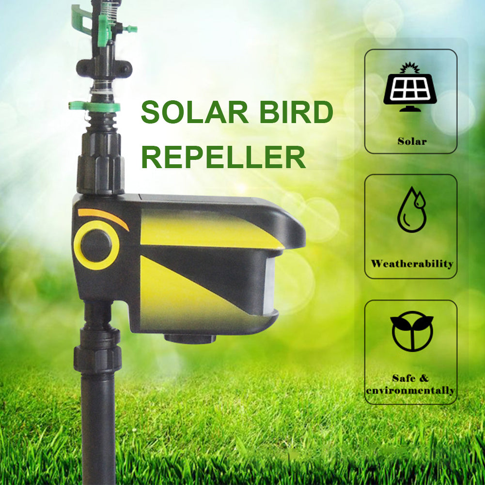 Solar-Powered Motion Sensor Sprinkler for Garden Protection
