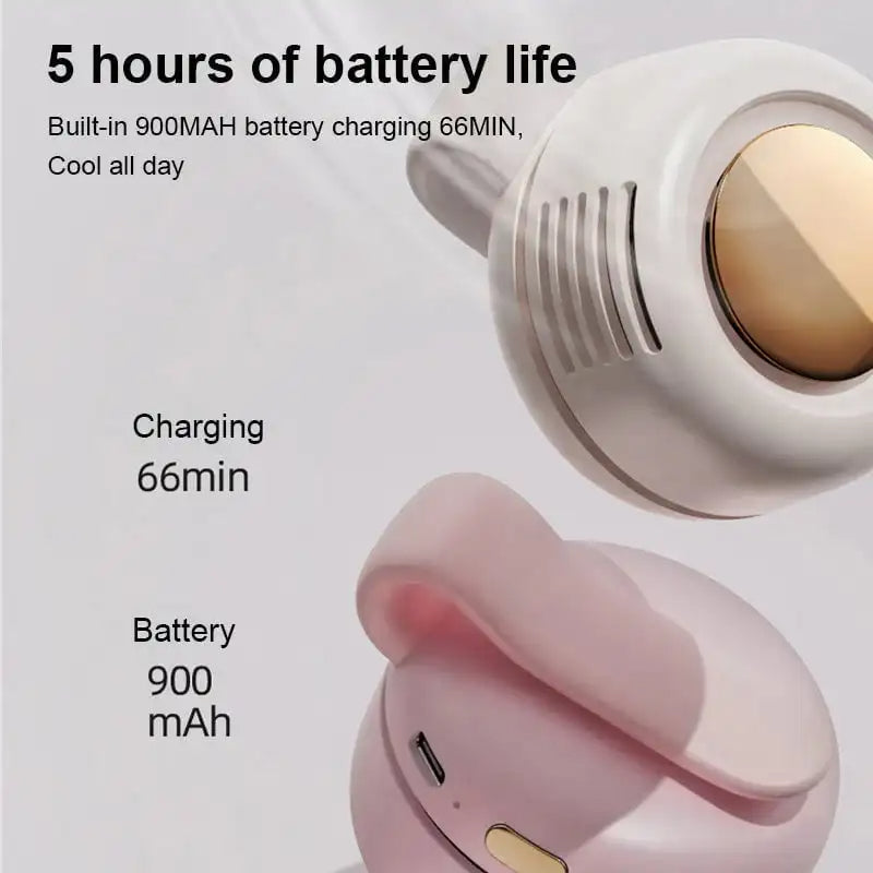 Wearable Airflow Fan with Bladeless Convenience
