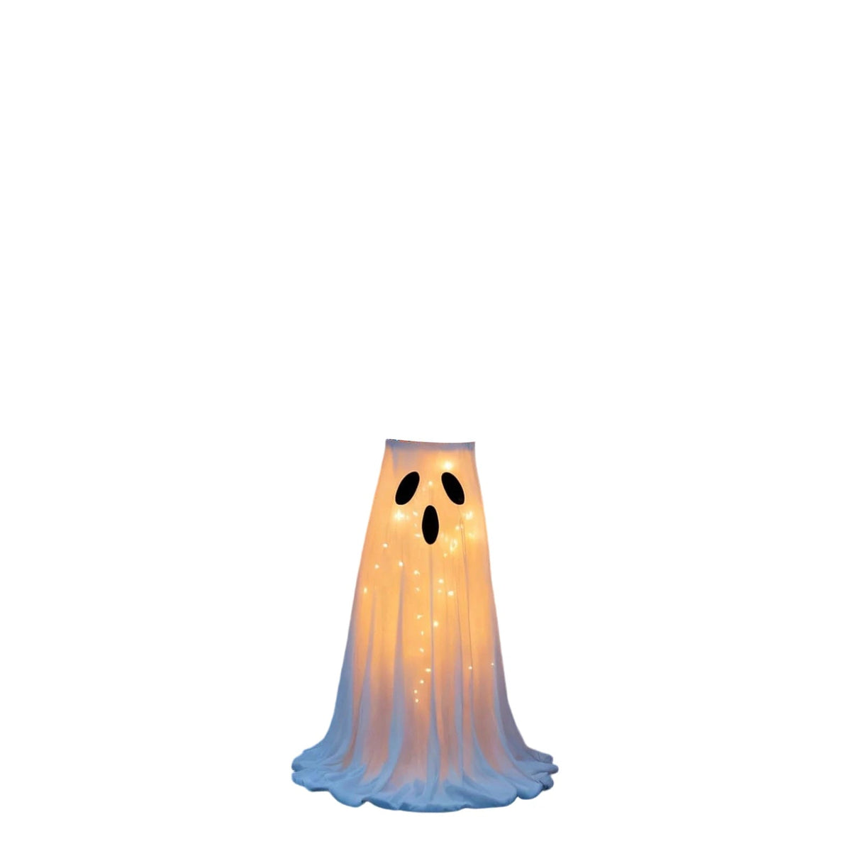 Illuminated Halloween Treat Dispenser with Spooky Ghost Design