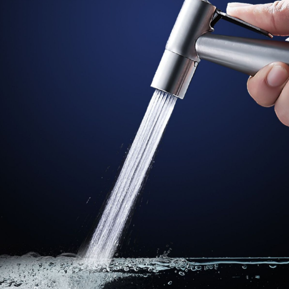 Smart Handheld Bidet Spray System with Self-Cleaning Function