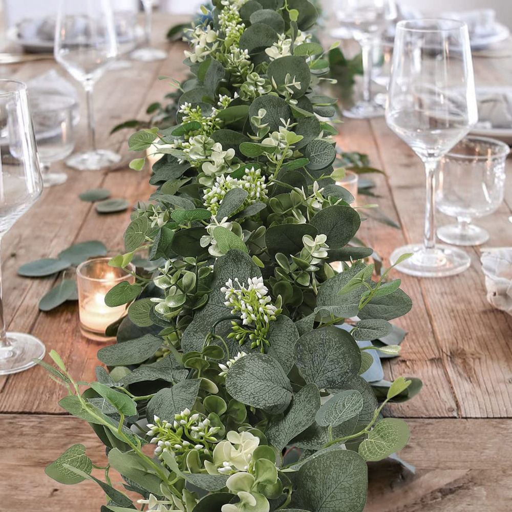 Charming Faux Eucalyptus Vine for Timeless Decor