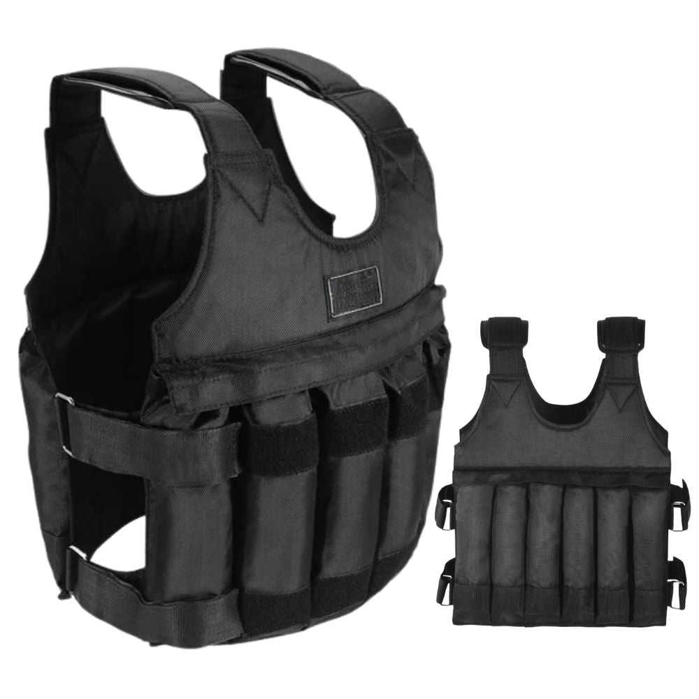 Versatile 110 lb Adjustable Fitness Weighted Vest