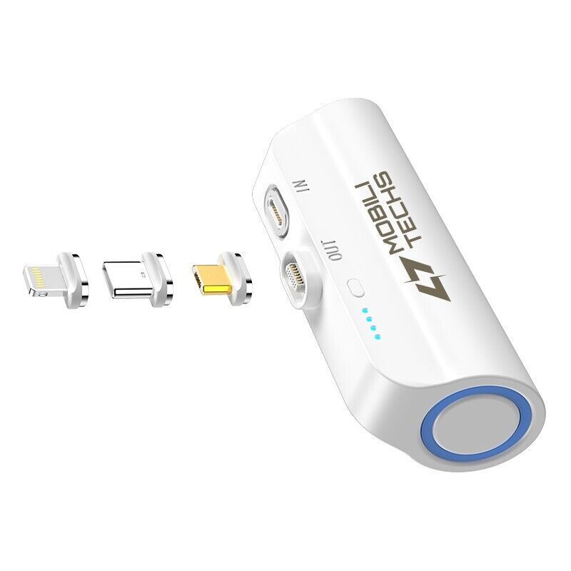 Compact Magnetic Charger with 5000mAh Power