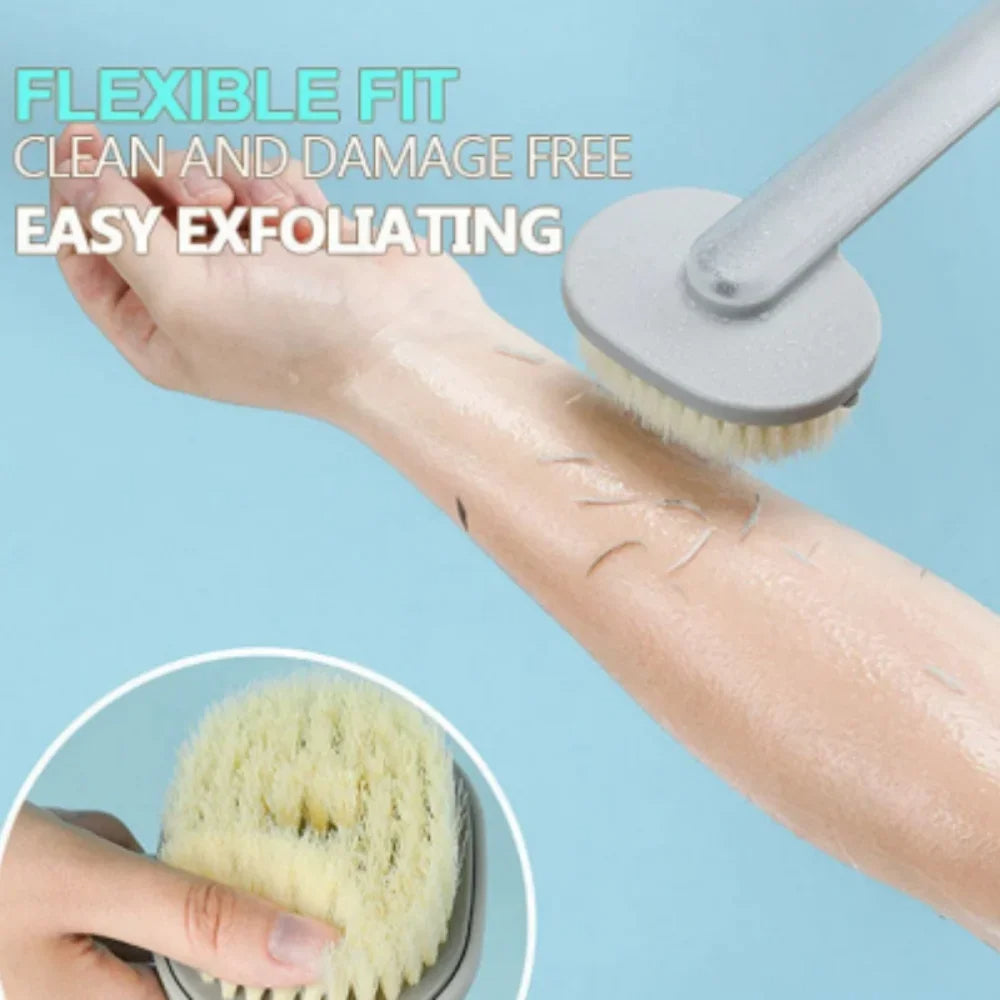 Ergonomic Long-Handled Back Cleaner for Showers