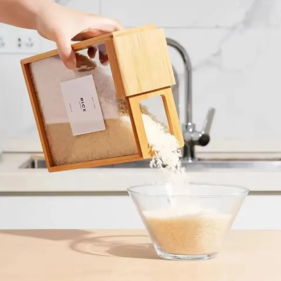 Eco-Friendly Dry Goods Dispenser and Storage Solution