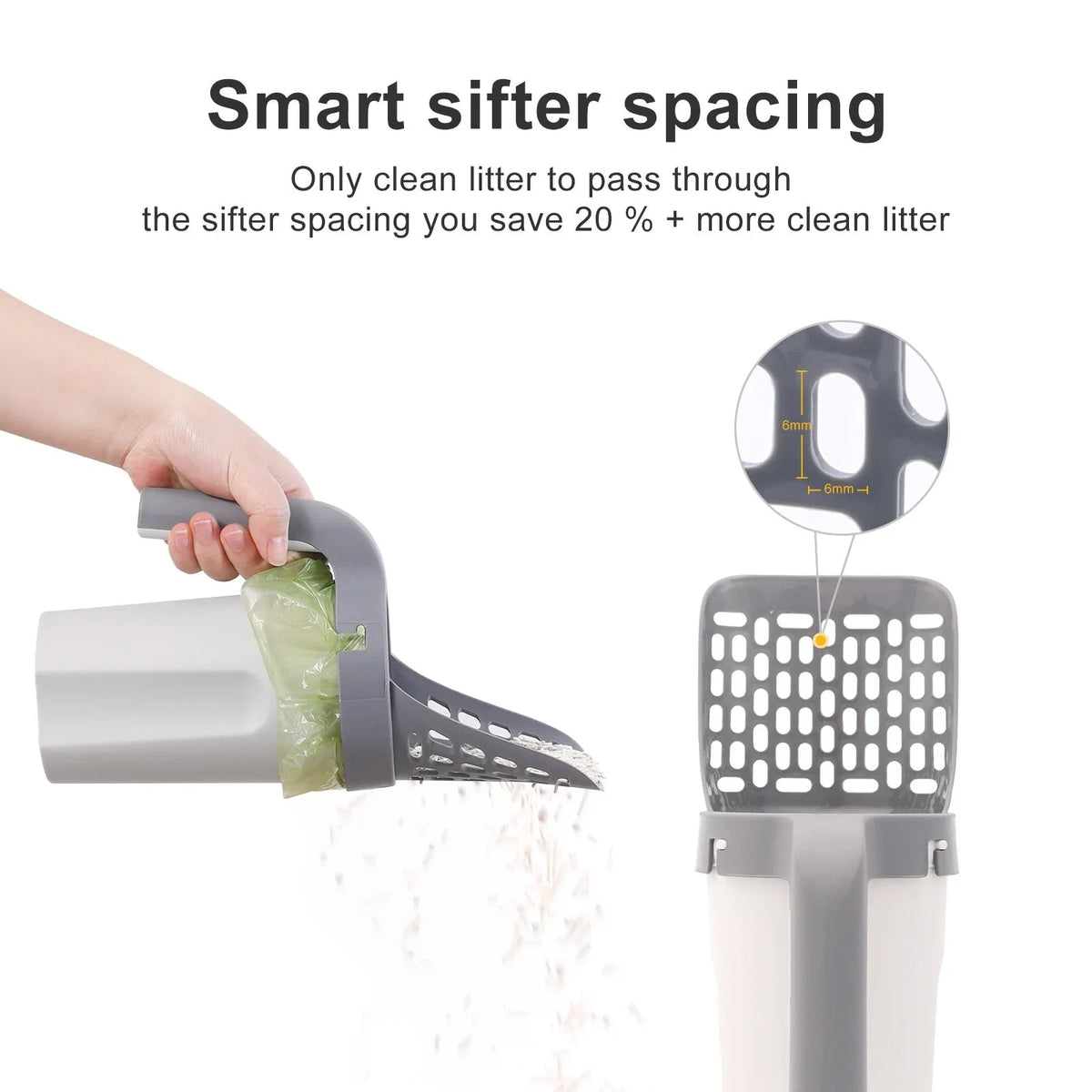 Ultimate Cat Litter Cleaning Tool with Waste Storage