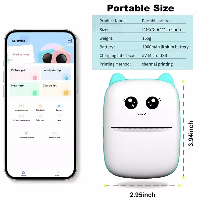 PocketLabel Pro - Bluetooth Ink-Free Mini Label Printer