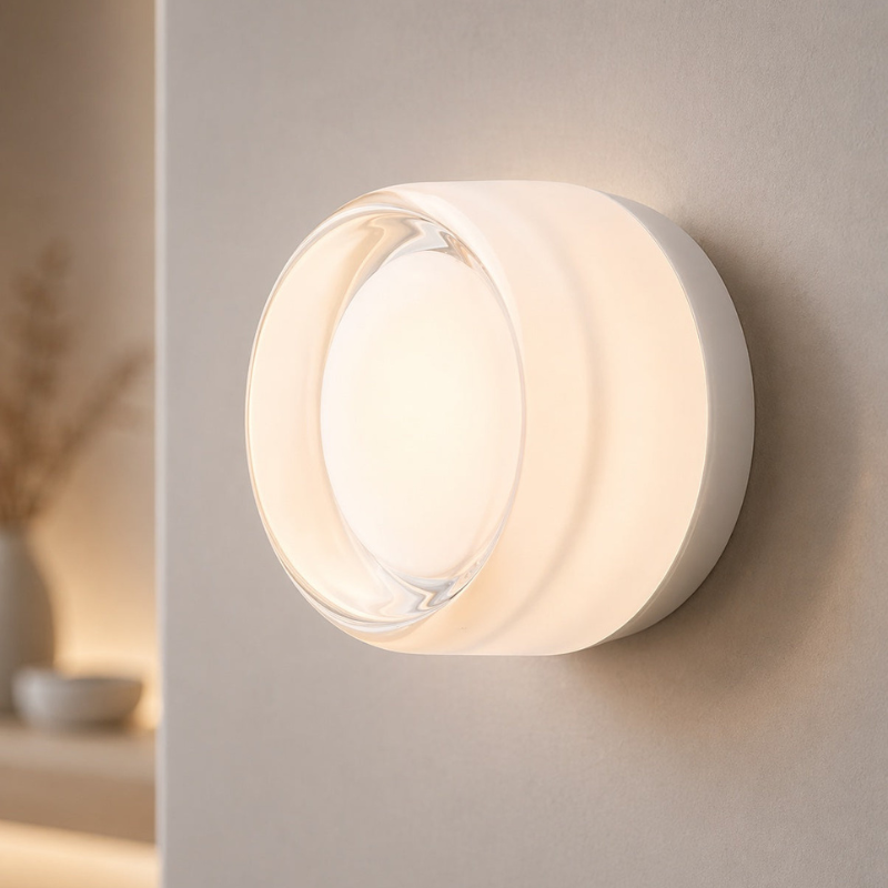 Smart LED Wall Light with Auto-Dimming Sensor for Home