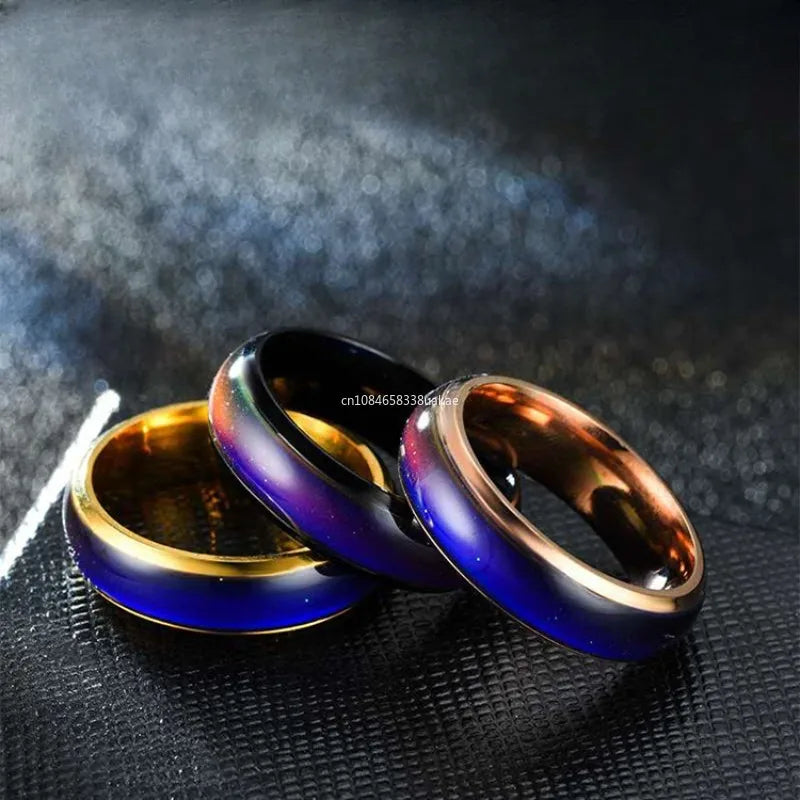 Color-Changing Stainless Steel Emotion Accessory
