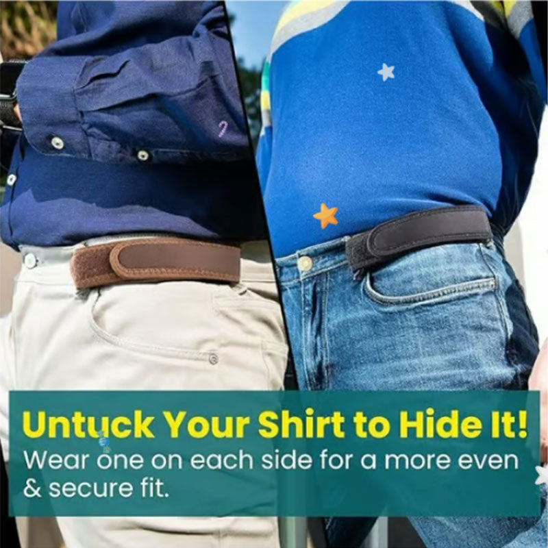 Sleek No-Buckle Elastic Belt – Adjustable & Versatile