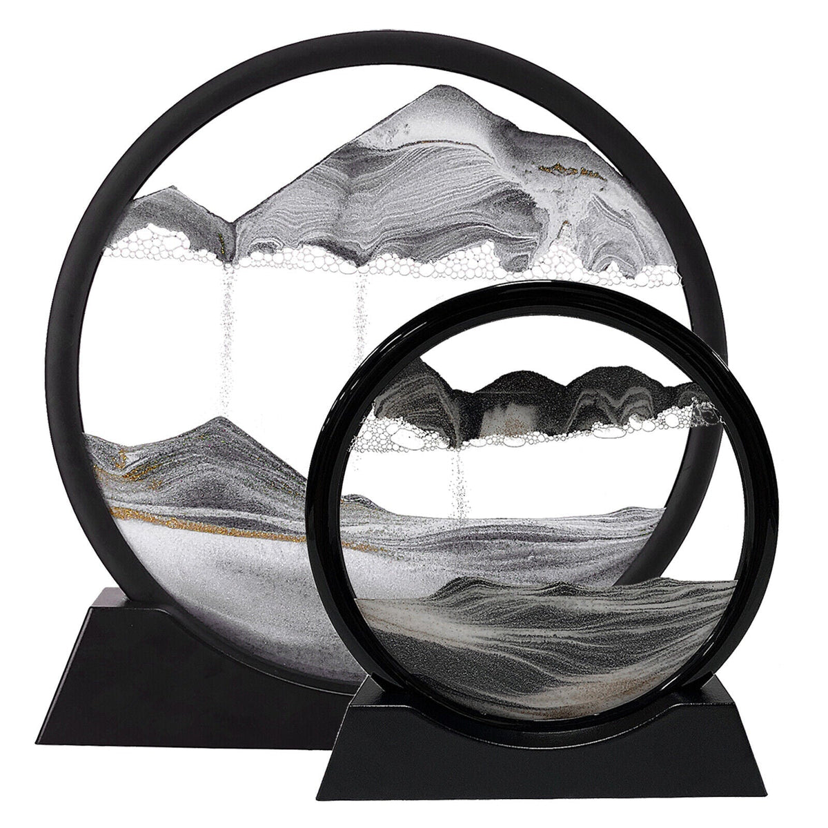 Dynamic Sand Art Display for Relaxation