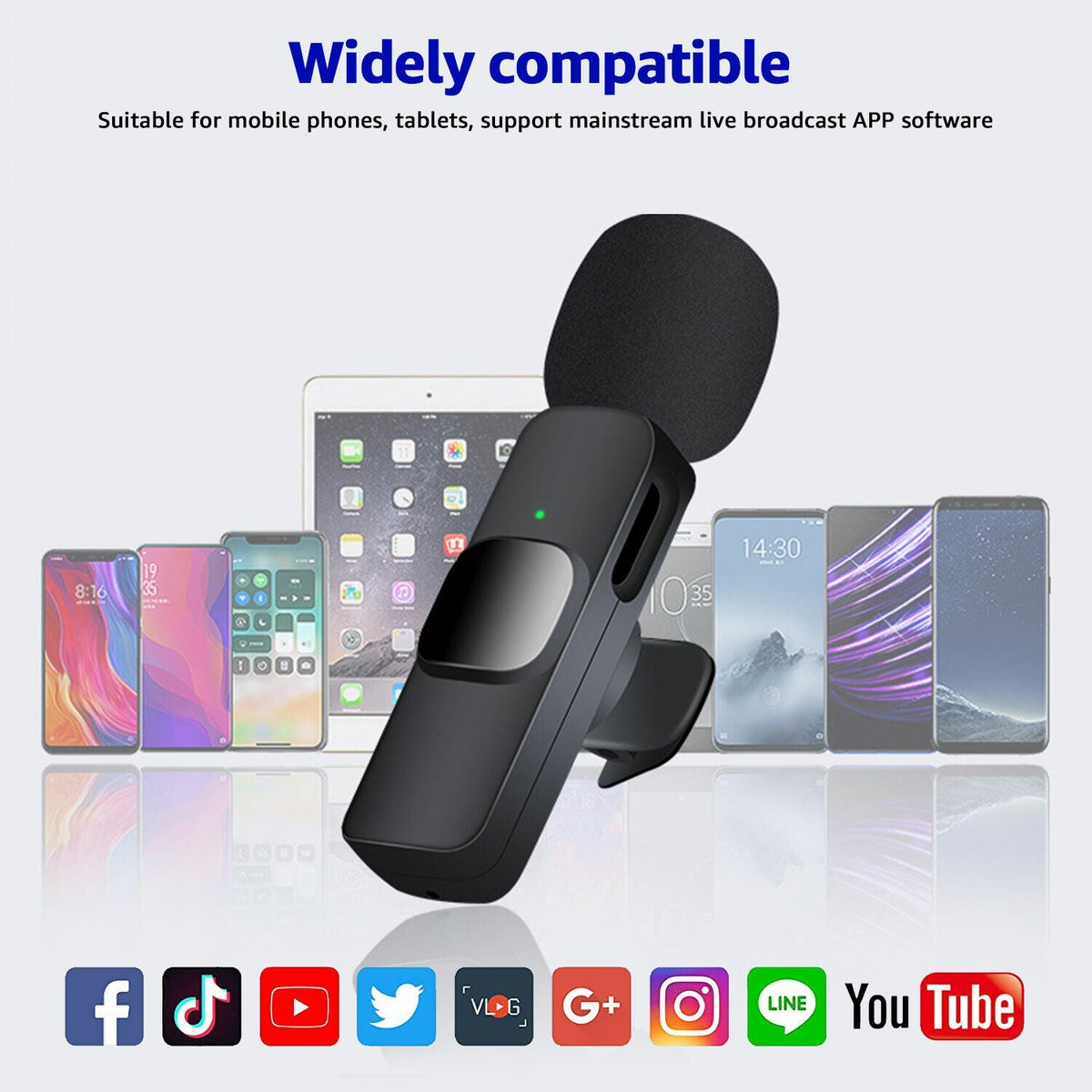 Compact Clip-On Microphone for Clear Audio Recording