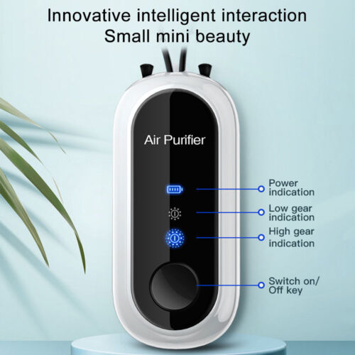 Portable Air Purifier Pendant | Rechargeable Air Cleaner Necklace