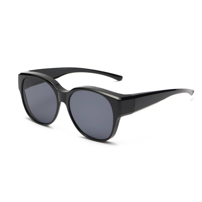 Over-Glasses Sunglasses โ Polarized UV400 Wraparound Comfort