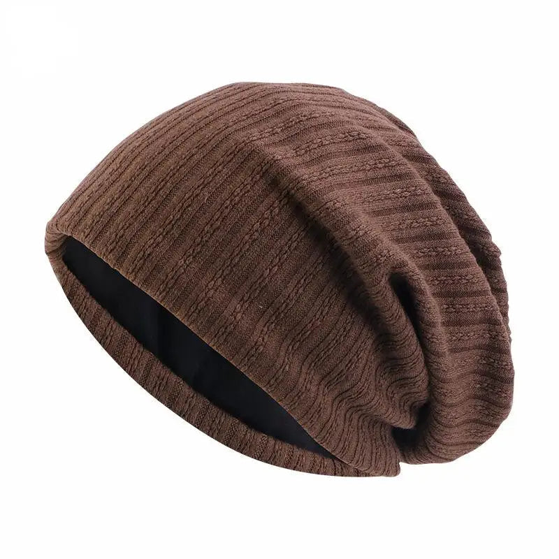 Textured Cotton Beanie for Spring and Fall Comfort