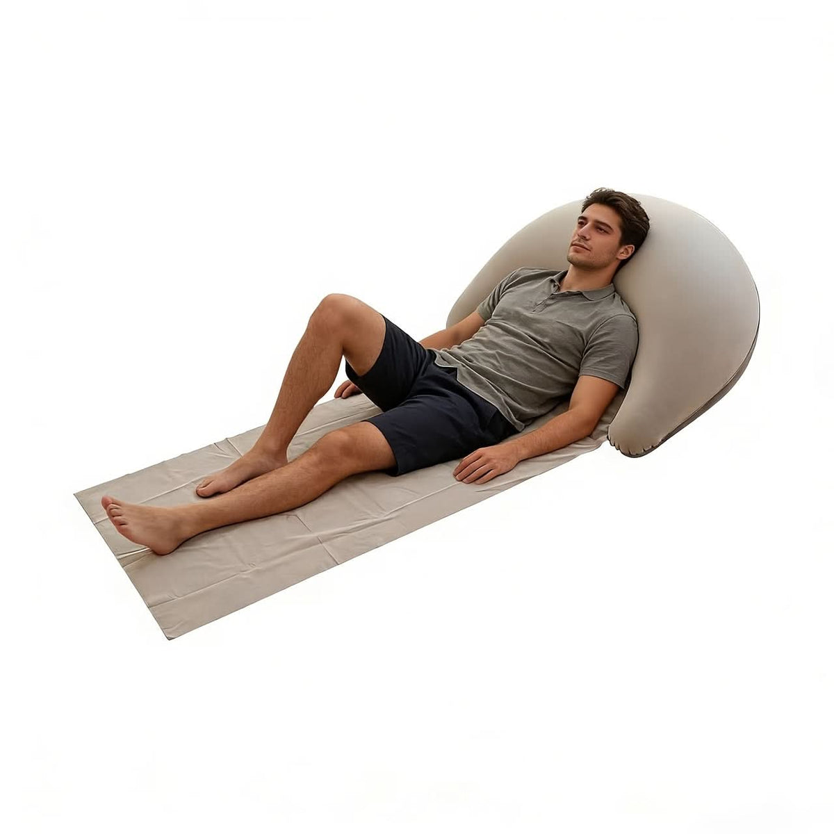 AquaRest – Portable Inflatable Head Support Beach Mat