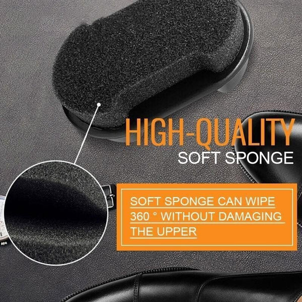 Instant Shine Dual Sponge Shoe Care Tool