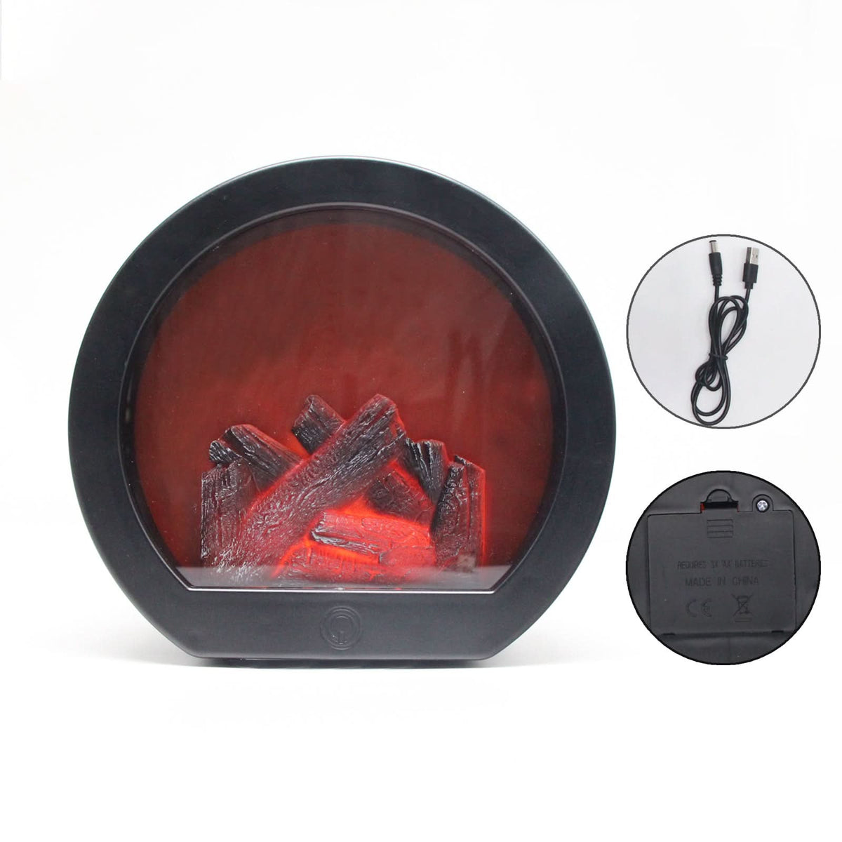 HearthGlow – Versatile Dual-Powered Decorative Light for Cozy Ambiance