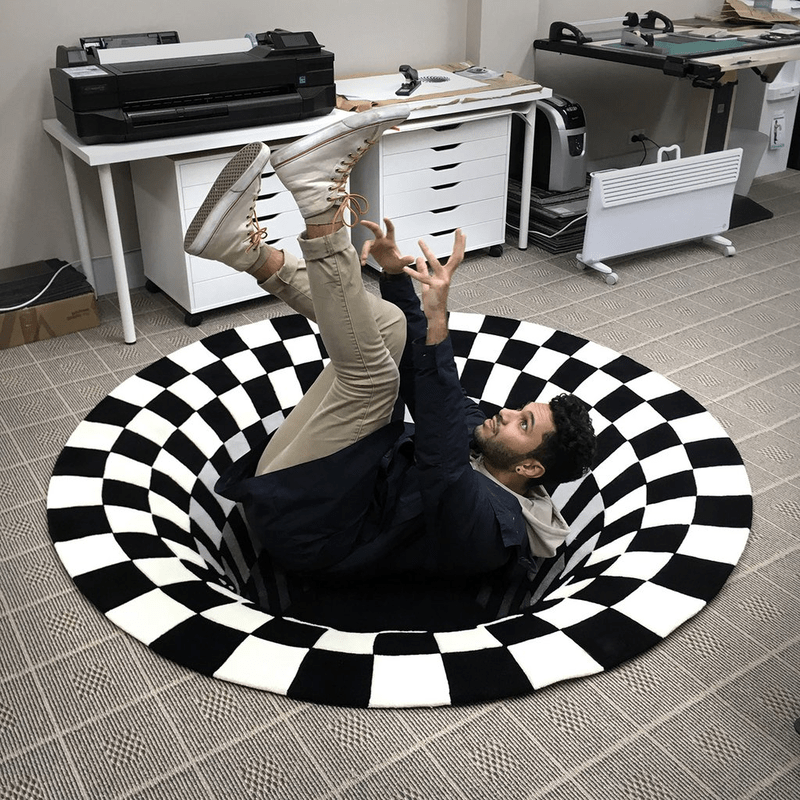 Mind-Bending 3D Illusion Area Rug