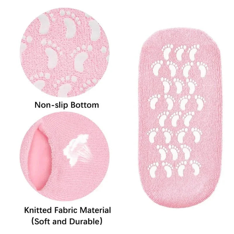 Revitalizing Foot Treatment Socks with Moisture Gel