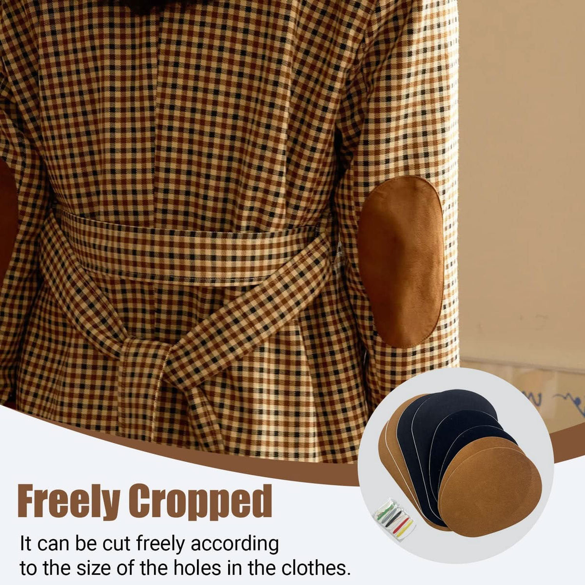 Revive & Repair – Oval Fabric Patches for Clothing