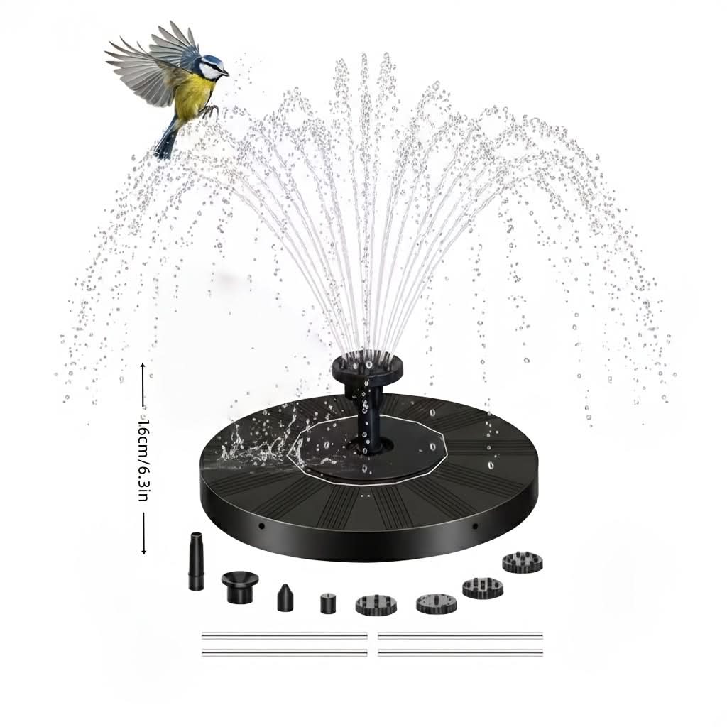 SUNSPARK – Eco-Friendly Solar Fountain Pump for Your Garden
