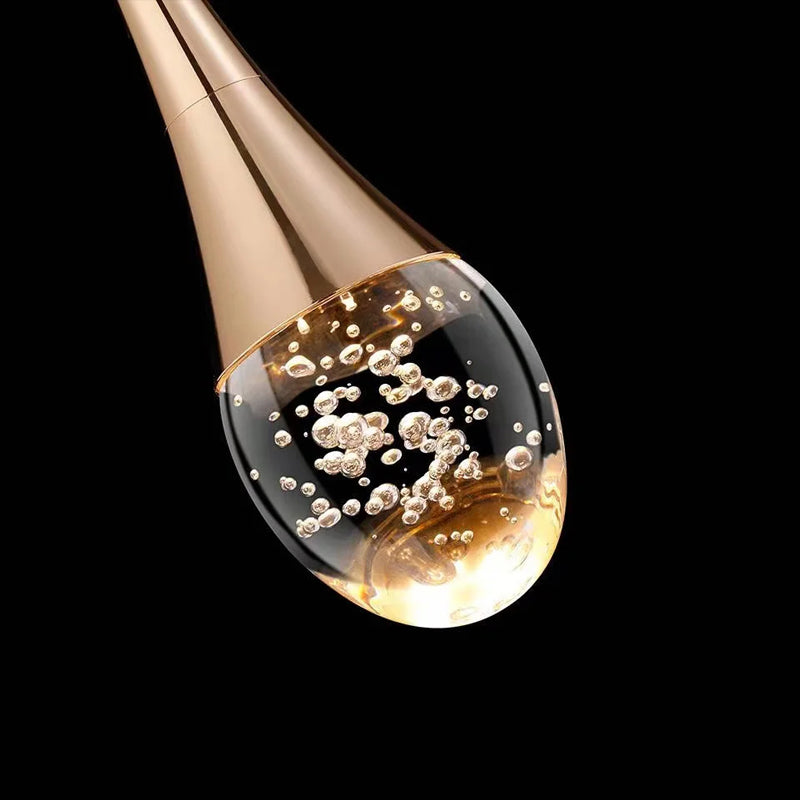 Warm Glow Glass Pendant Light