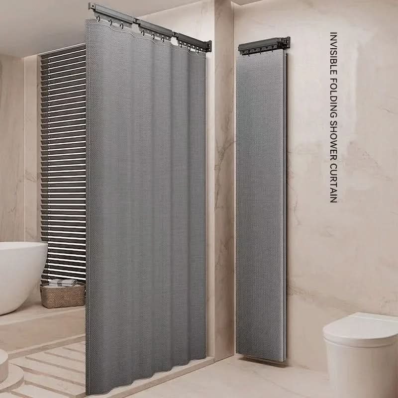 Versatile Foldable Shower Divider Rod Kit