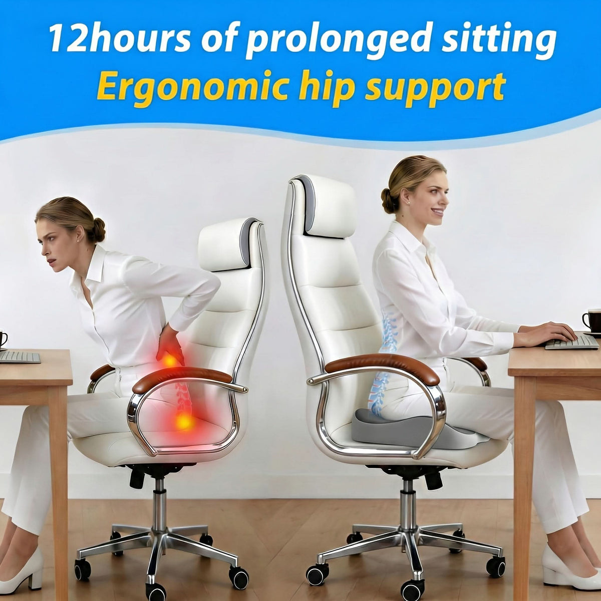 ErgoRest – Premium Comfort Cushion for Extended Sitting
