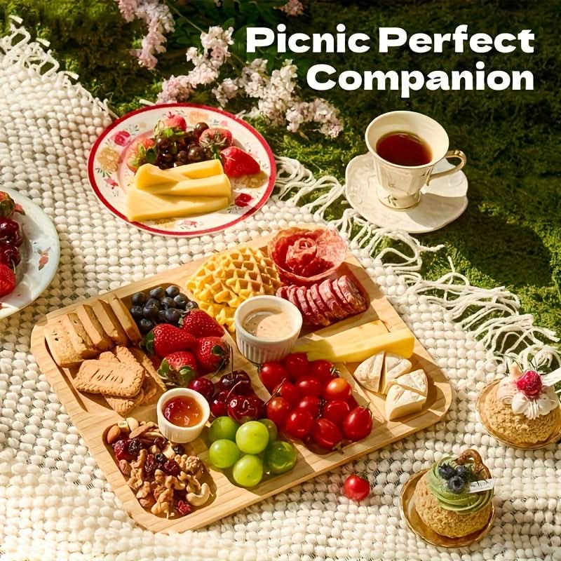 Elegant Serving Board with Clear Lid for Effortless Entertaining