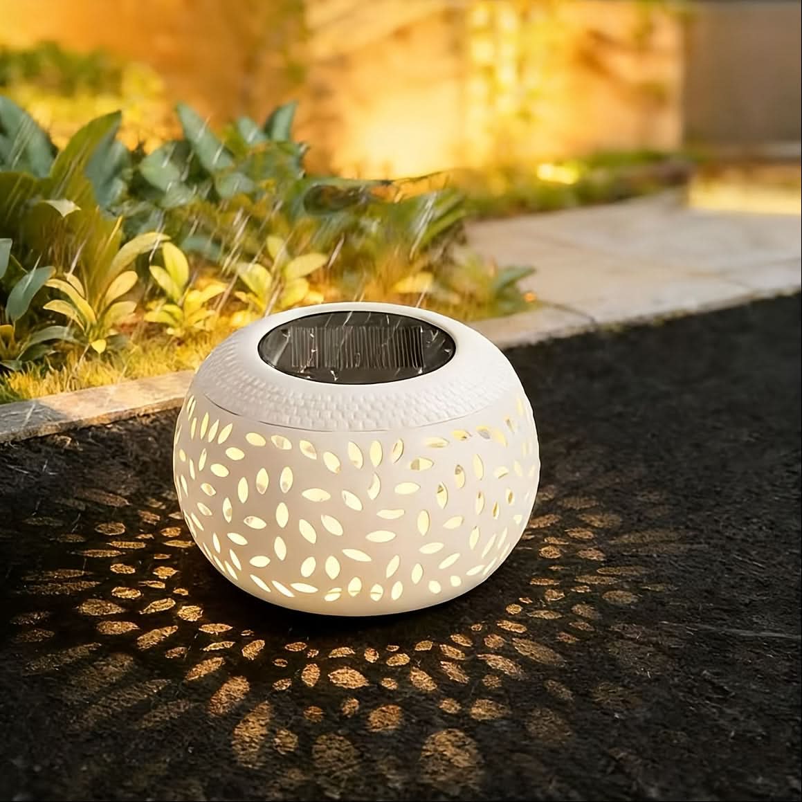 LumaGlow – Portable Solar-Powered Table Lamp for Outdoor Ambiance