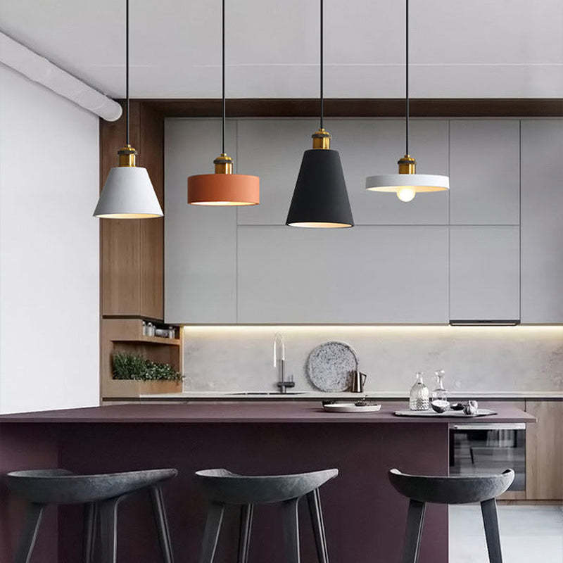 LED Pendant Light with Elegant Morandi Style
