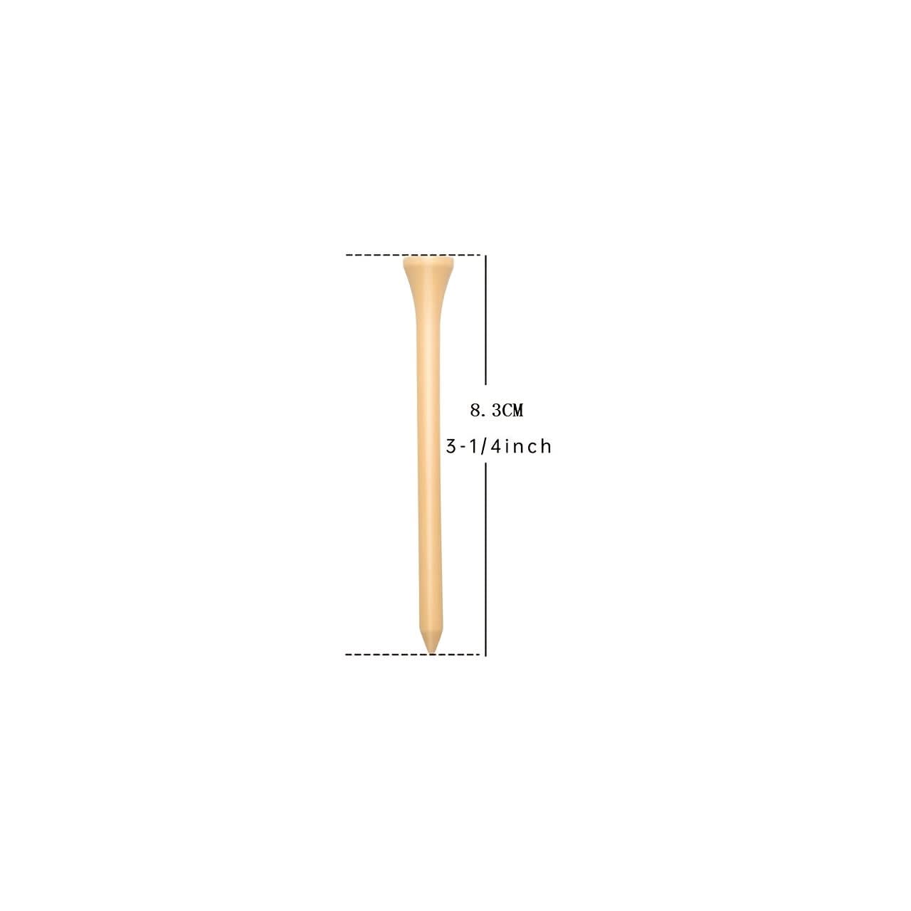 EverTee - Classic Wooden Golf Tees 100-Pack