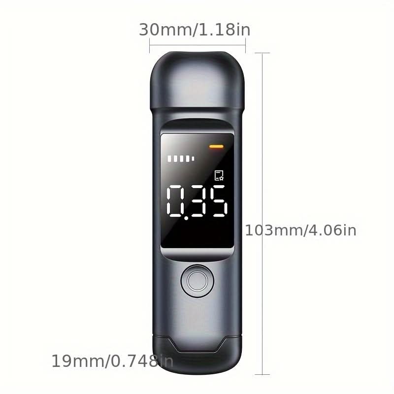 BreatheSafe Pro – Rechargeable Personal Breath Analyzer