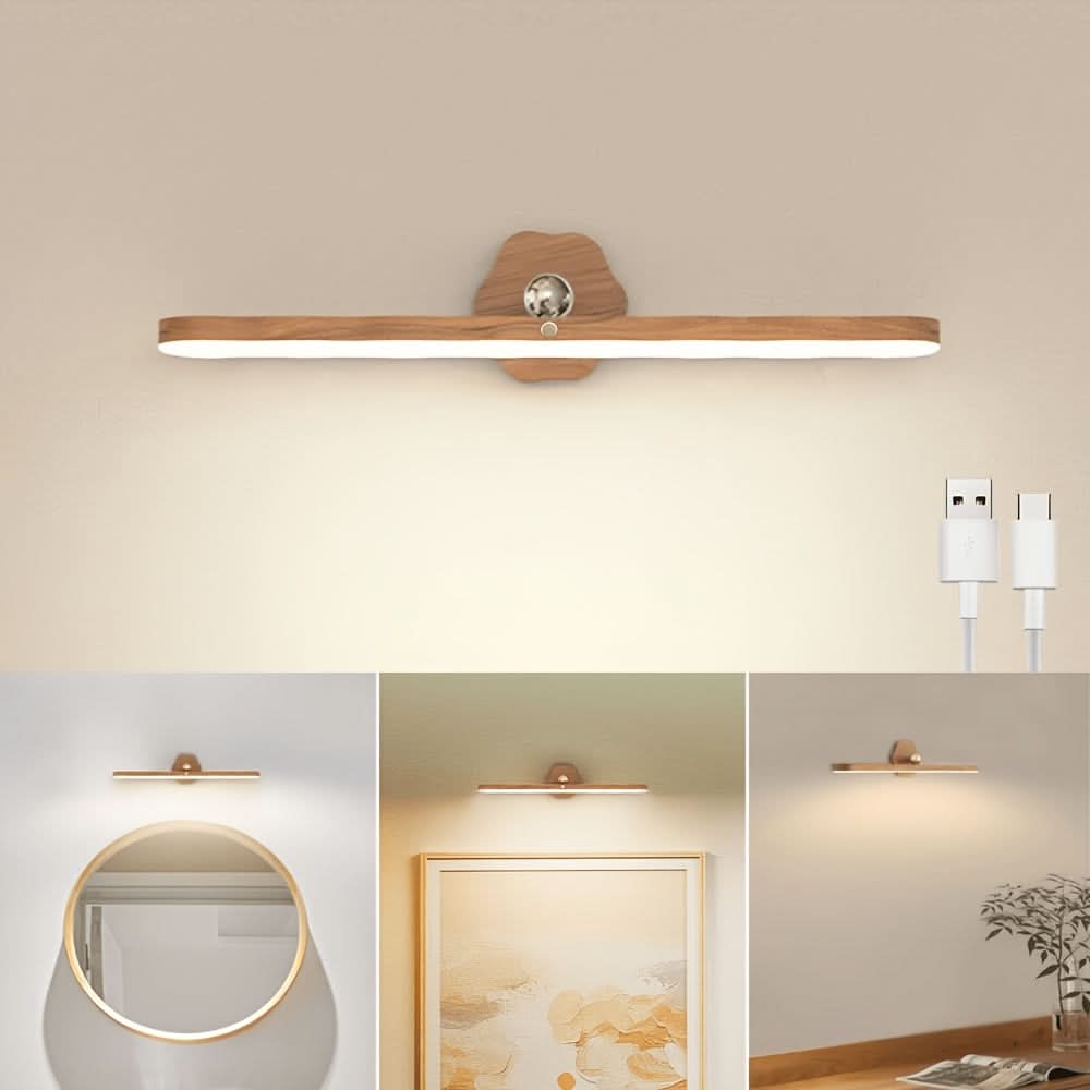 Versatile Rechargeable LED Wall Light with Touch Control