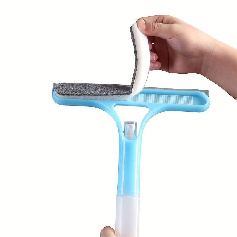 CrystalClear – 3-in-1 Window & Mirror Cleaning Tool with Washable Cloth