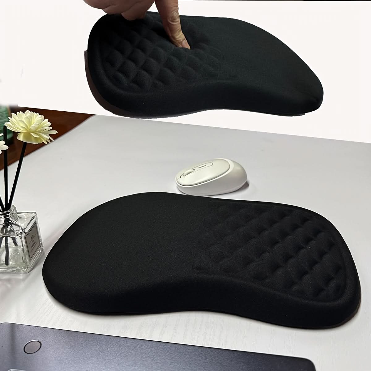 ComfortWave – Supportive Wrist Mouse Pad for Gaming & Work