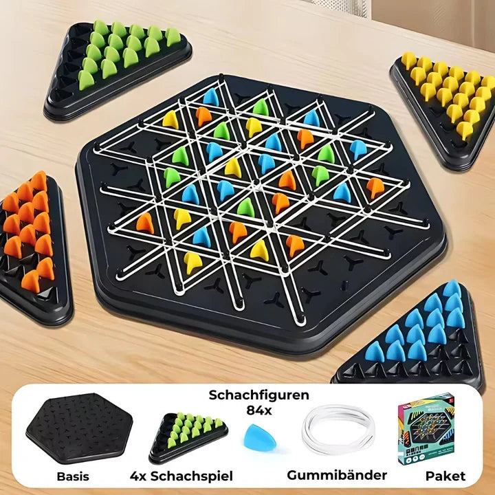 Triangular Tactics: Engaging Strategy Game for 2-4 Players