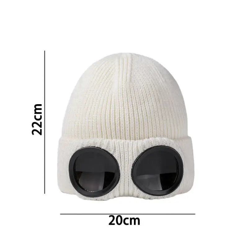 All-Weather Adventure Beanie with Goggles
