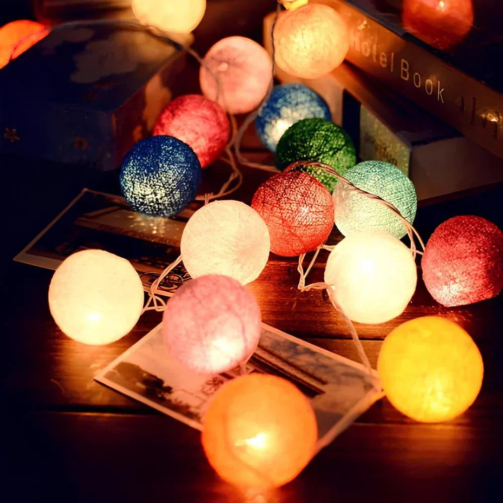 Ball String Lights for Atmospheric Decor