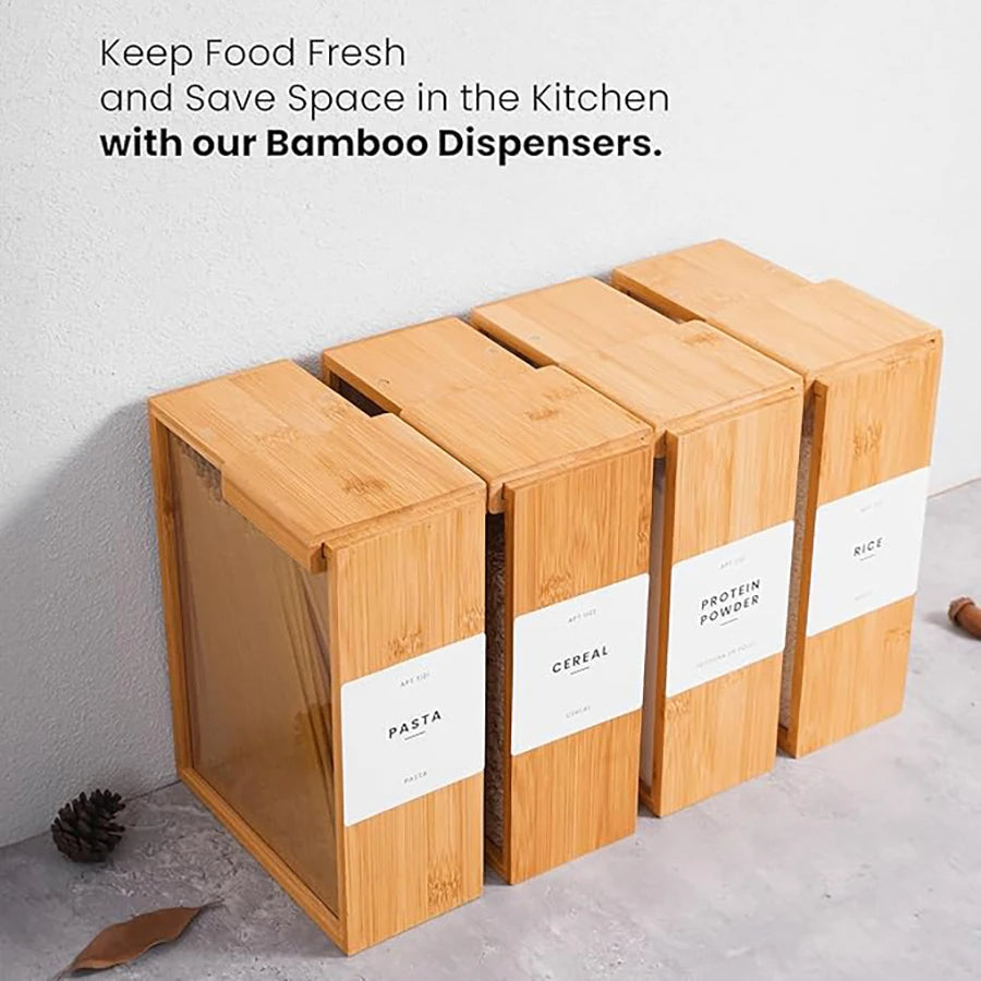 Eco-Friendly Dry Goods Dispenser and Storage Solution
