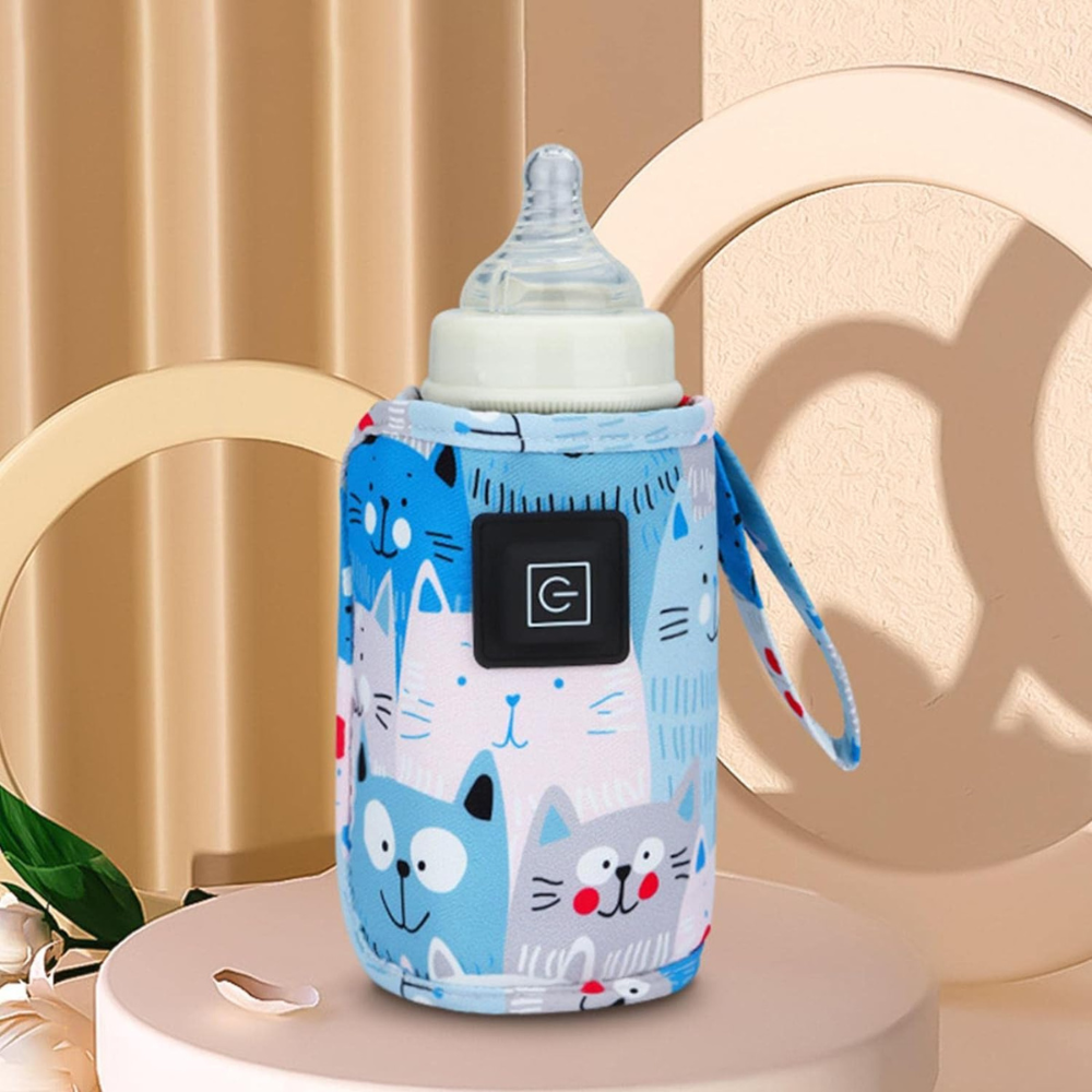 On-the-Go Baby Bottle Heater with USB Power Connection