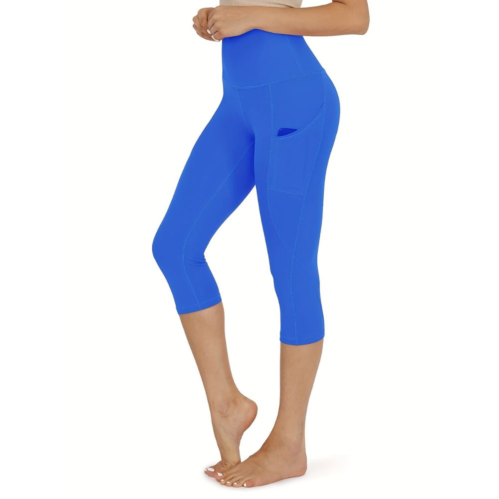 Chic Women's Capri Leggings with Pockets for Active Living