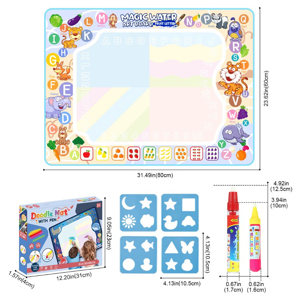 Creative Splash Drawing Mat - A Mess-Free Art Experience for Kids
