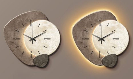 Scandinavian Style Wall Clock with Minimalist Design