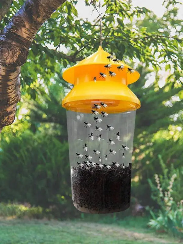 Eco-Friendly Hanging Fly Catcher for Outdoor Spaces