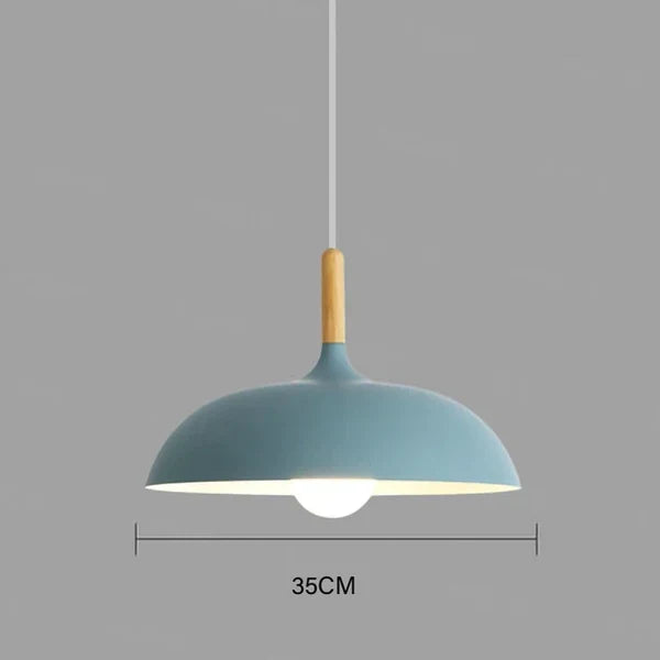 Scandinavian Oak Ceiling Lamp - Modern Nordic Design